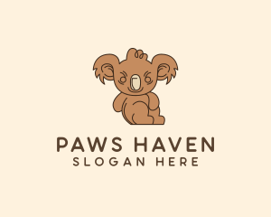 Wild Animal Koala logo design