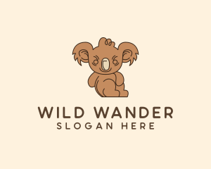 Wild Animal Koala logo design