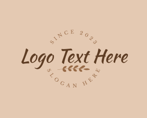 Handwriting - Retro Bakery Business logo design