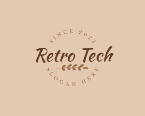 Retro Bakery Business logo design