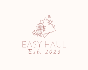 Flower Wreath Wedding Planner logo design