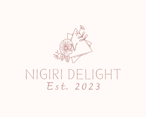 Flower Wreath Wedding Planner logo design