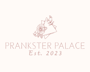 Flower Wreath Wedding Planner logo design