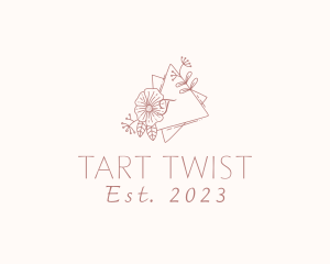 Flower Wreath Wedding Planner logo design