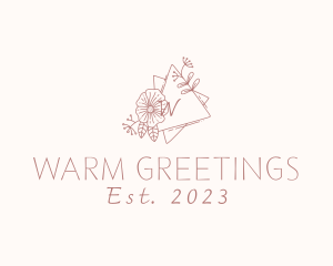 Flower Wreath Wedding Planner logo design