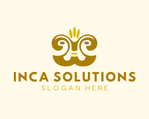 Inca - Ancient Aztec Face logo design