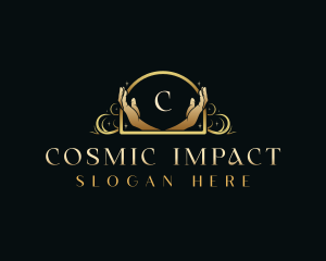 Luxury Cosmic Hand logo design