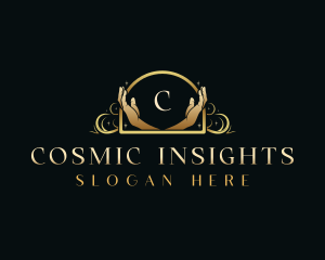 Luxury Cosmic Hand logo design