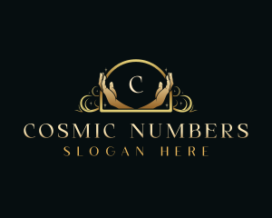 Luxury Cosmic Hand logo design