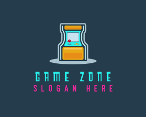 Retro Arcade Machine logo design