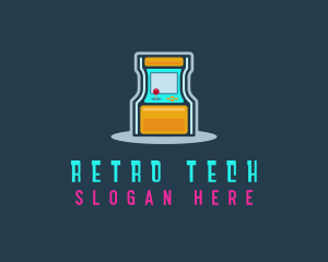 Retro Arcade Machine logo design