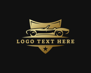 Driver - Car Shield Badge logo design