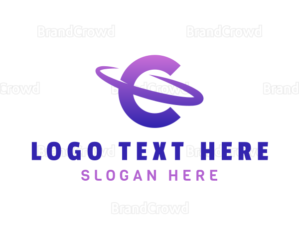 Professional Marketing Letter C Orbit Logo