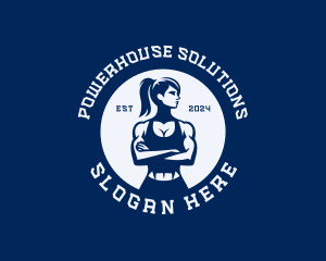 Strong - Strong Woman Workout logo design