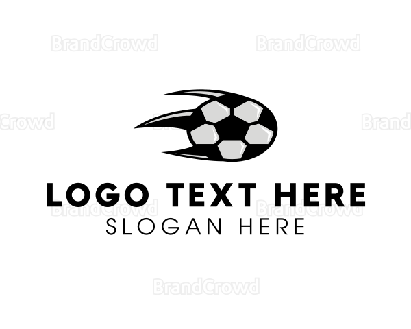 Fast Soccer Ball Logo