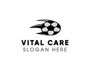 Varsity - Fast Soccer Ball logo design