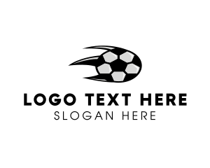 Soccer Coach - Fast Soccer Ball logo design
