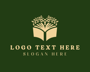 Reading - Publishing Book Tree logo design