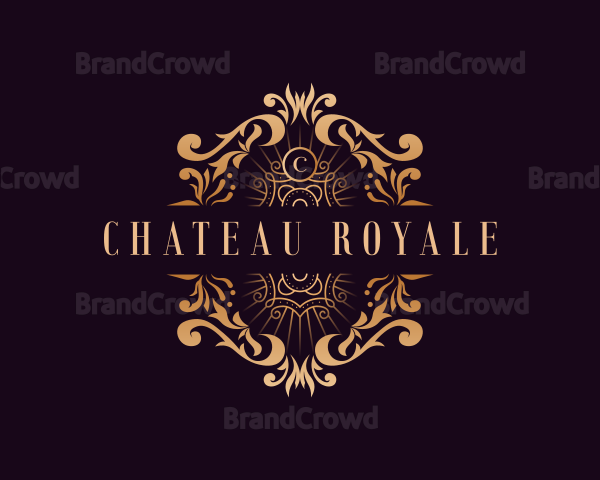 Luxury Royalty Ornament Logo