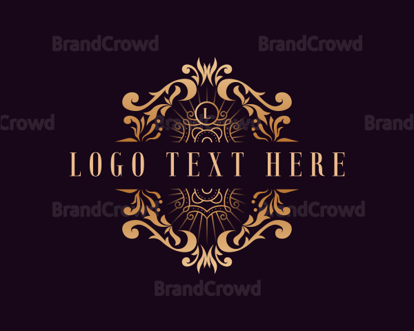 Luxury Royalty Ornament Logo