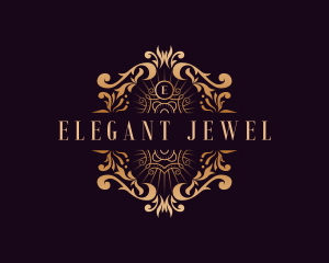 Luxury Royalty Ornament logo design