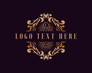 Gold - Luxury Royalty Ornament logo design