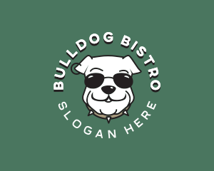 Bulldog Pet Animal logo design