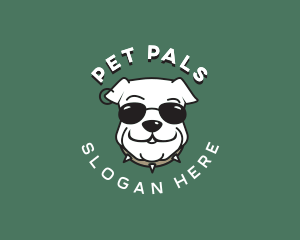 Bulldog Pet Animal logo design