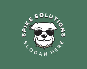 Bulldog Pet Animal logo design