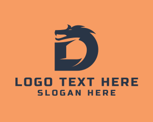 Dragon Letter D  Logo