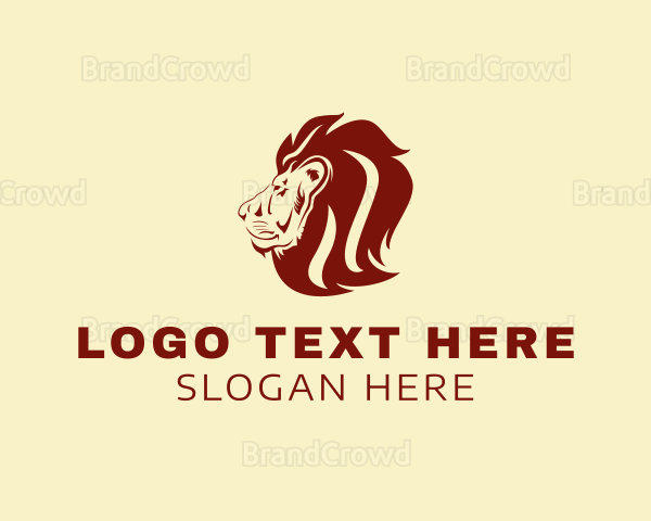 Animal Safari Lion Logo