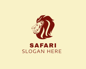 Animal Safari Lion logo design