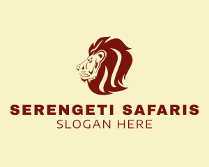 Animal Safari Lion logo design