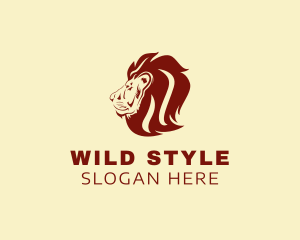 Animal Safari Lion logo design