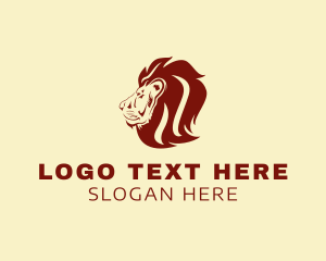Strong - Animal Safari Lion logo design