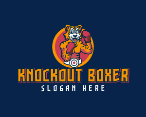 Boxer - Tiger Boxer Esport logo design