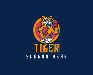 Tiger Boxer Esport logo design