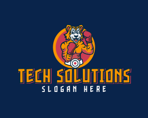 Boxing - Tiger Boxer Esport logo design