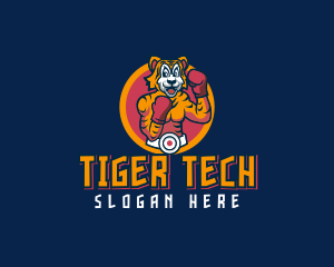 Tiger - Tiger Boxer Esport logo design