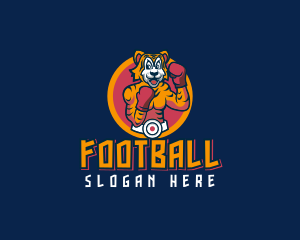 Mascot - Tiger Boxer Esport logo design