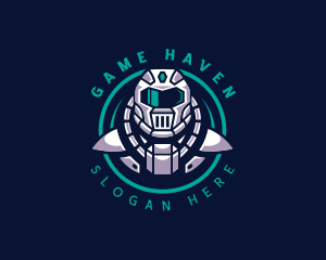 Human Astronaut Gaming logo design