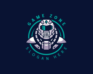 Human Astronaut Gaming logo design