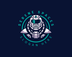 Human Astronaut Gaming logo design