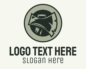 Log - Lumber Wood Axe logo design