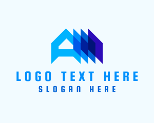 Blue - Startup Company Letter A logo design