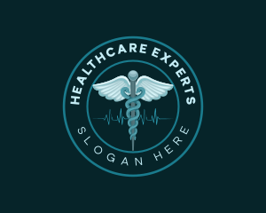 Medical Caduceus Healthcare logo design