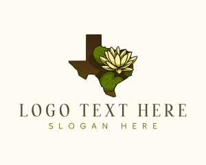 Beach Plum - Texas Dawn Water lily logo design