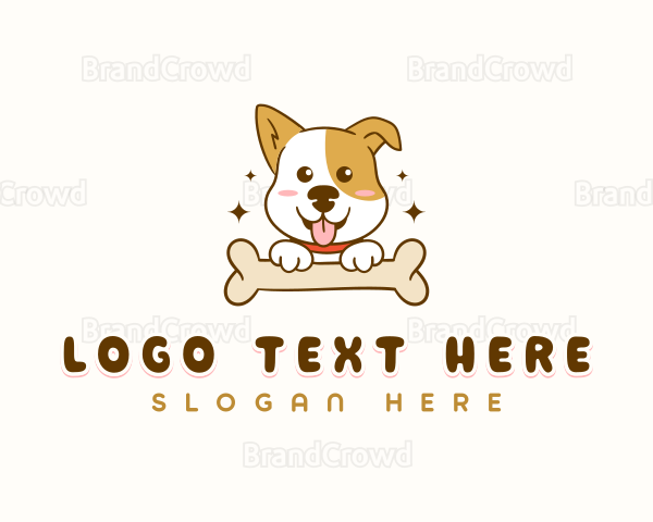 Dog Bone Treat Logo