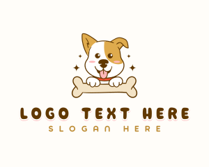 Dog Bone Treat Logo