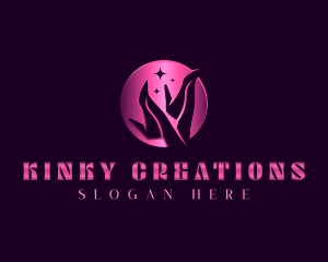 Kinky - Stripper Stiletto Shoes logo design